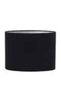 Shade oval straight slim 30-15-25 cm VELOURS black-taupe
