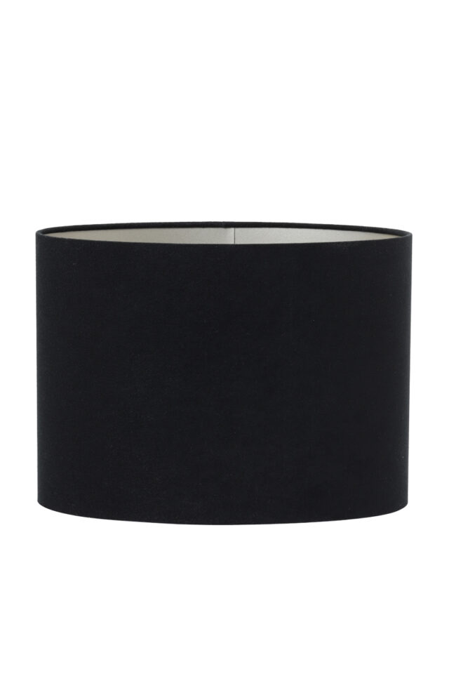Shade Oval Straight Slim 30 15 25 Cm Velours Black Taupe