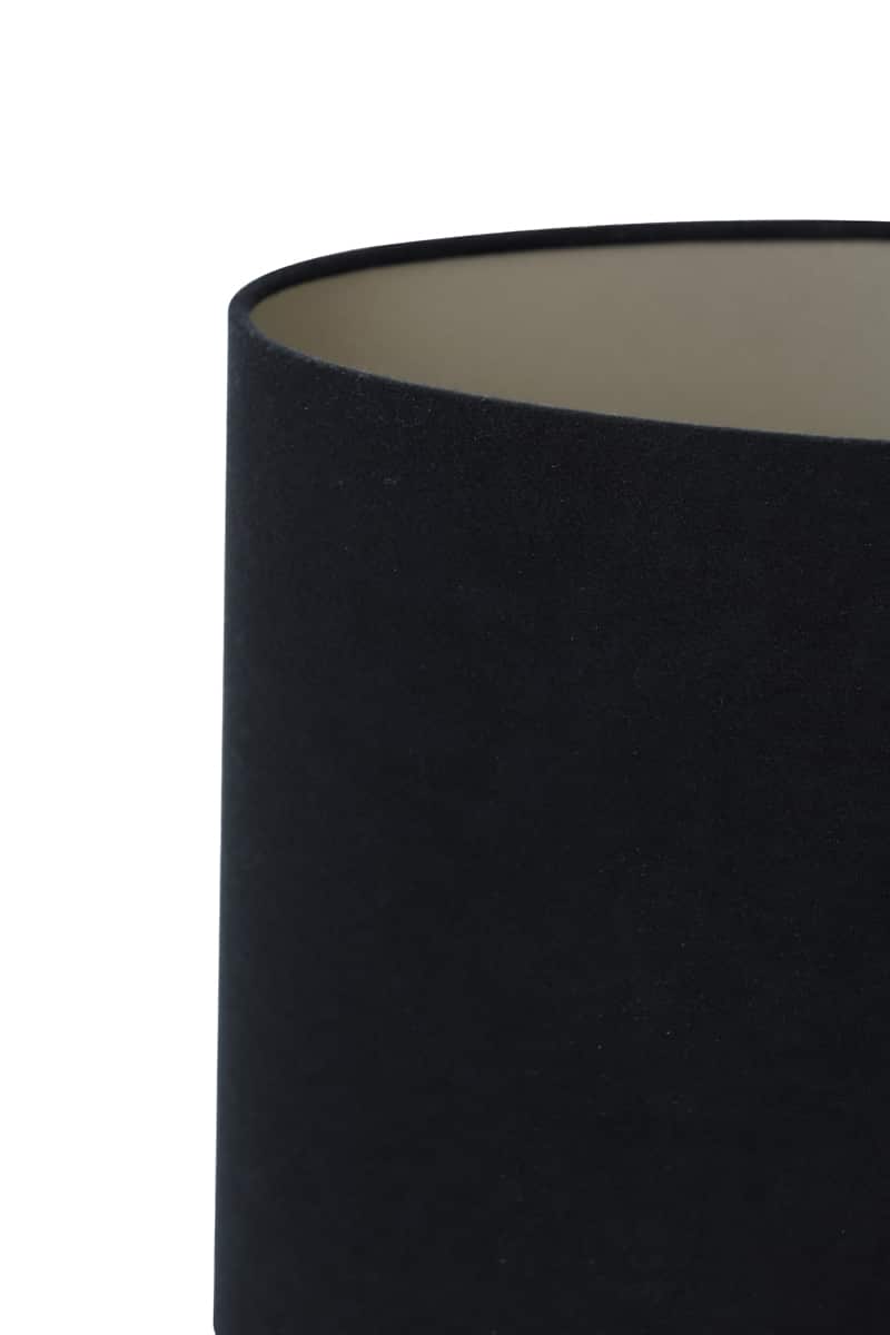 Shade Oval Straight Slim 30 15 25 Cm Velours Black Taupe