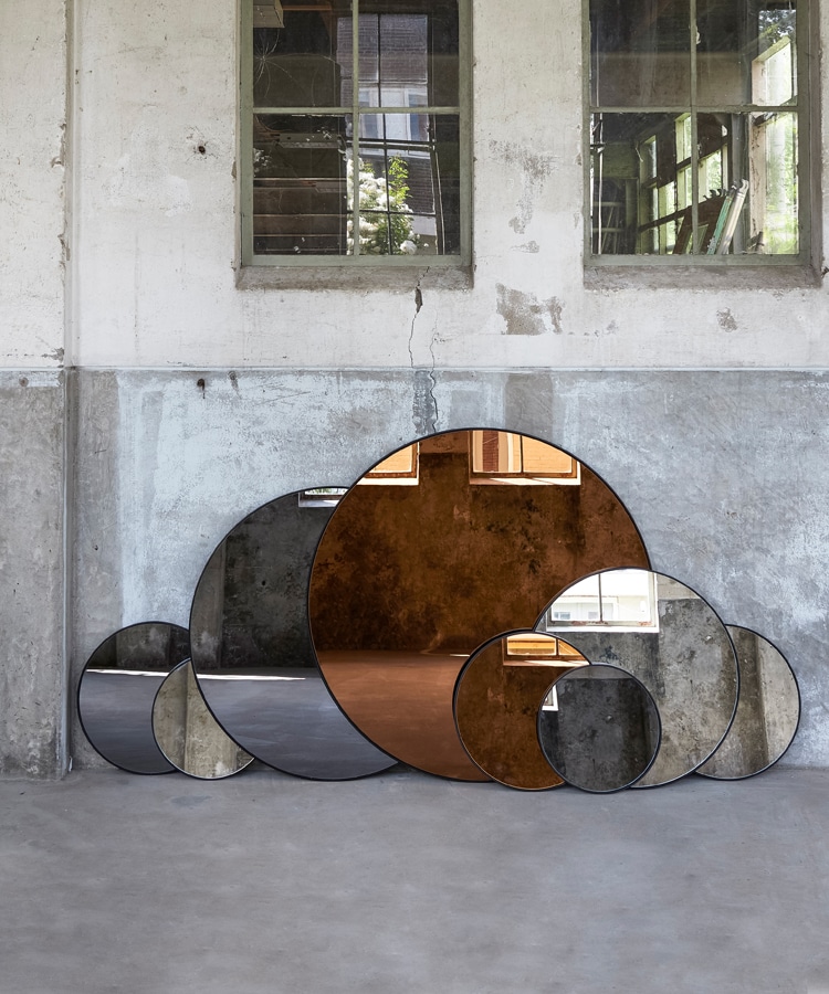 Spiegel Espejo 8211 Zwart 8211 Smoked Glas 8211 50 Cm