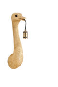 Wandlamp Struisvogel - Goud - 18x15,5x57,5cm