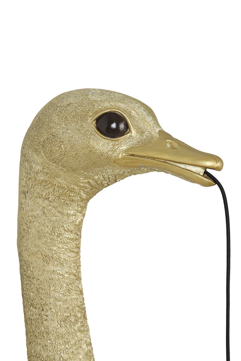 Wandlamp Struisvogel 8211 Goud 8211 18 215 15 5 215 57 5cm
