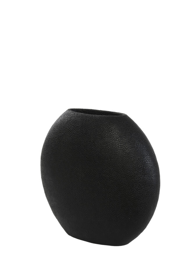 Vaas Deco Rayskin 8211 40x14x36 Cm 8211 Matt Black