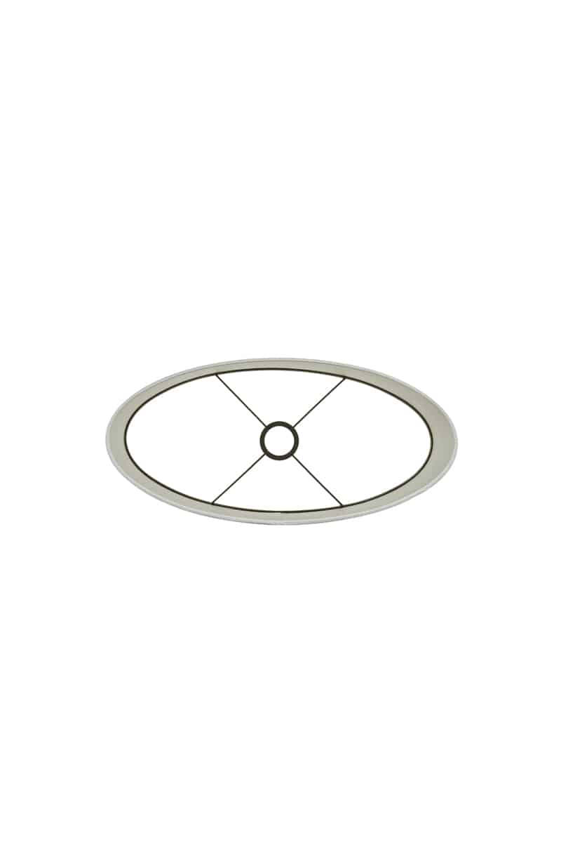 Shade Oval Straight Slim 30 15 25 Cm Saverna Egg White