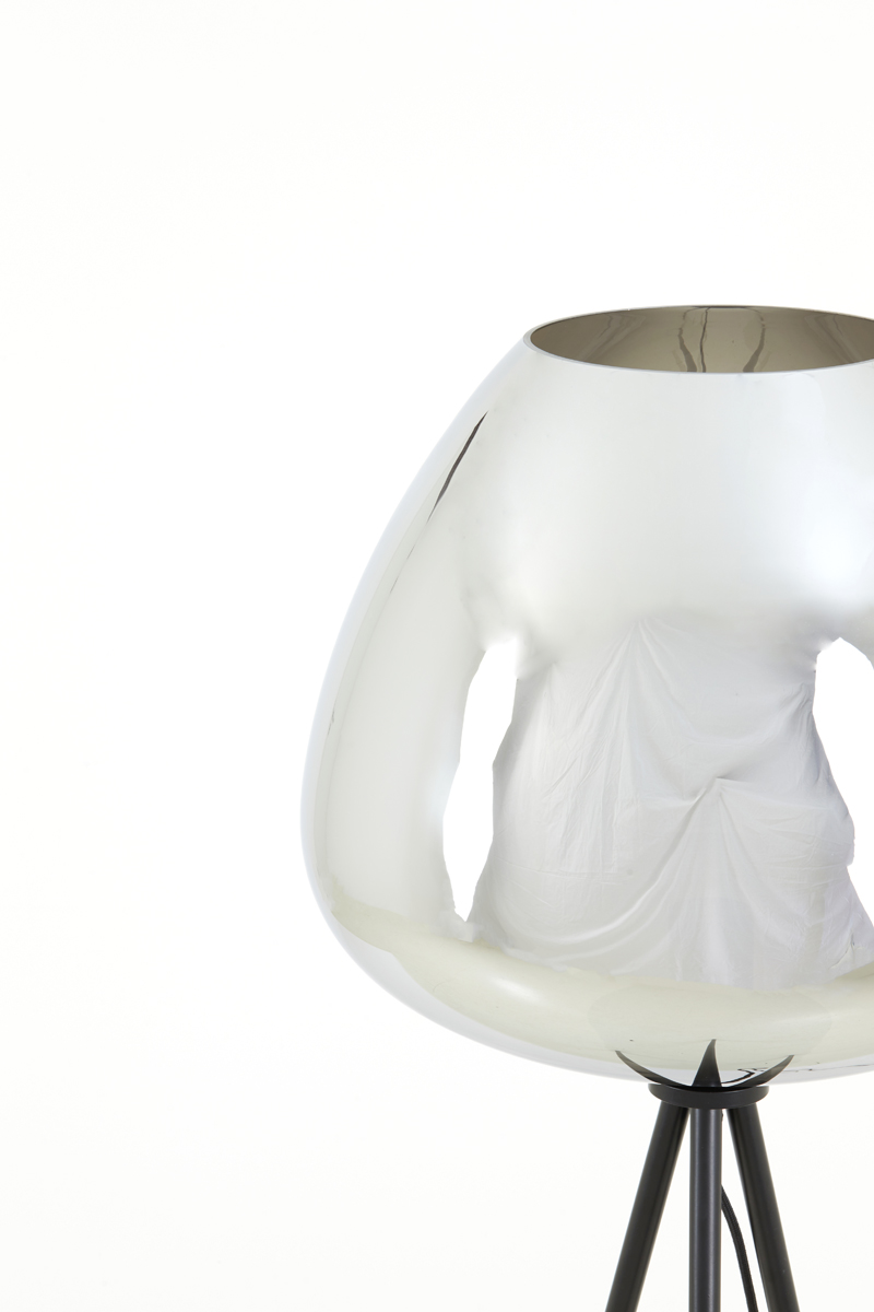 Vloerlamp Mayson 8211 Driepoot 42 215 146 Cm 8211 Glas Gerookt Mat Zwart