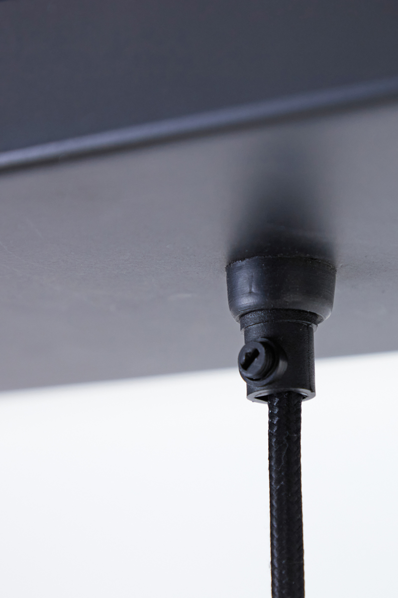 Hanglamp 5l 100x20x122 Cm Alvaro Matt Black