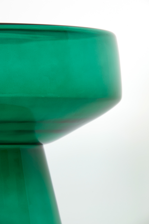 Side Table 37 215 44 Cm Dakwa Glass Green