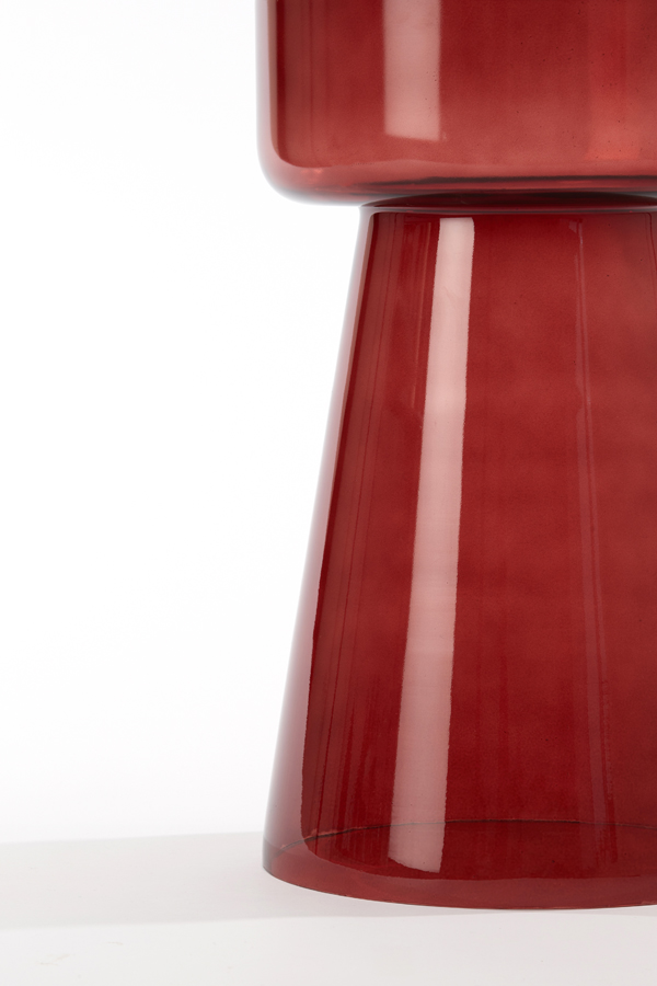 Side Table 30 215 50 Cm Dakwa Glass Burgundy