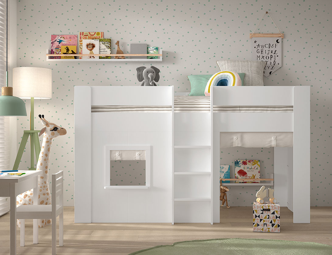 Reno Halfhoogslaper Met Textiel