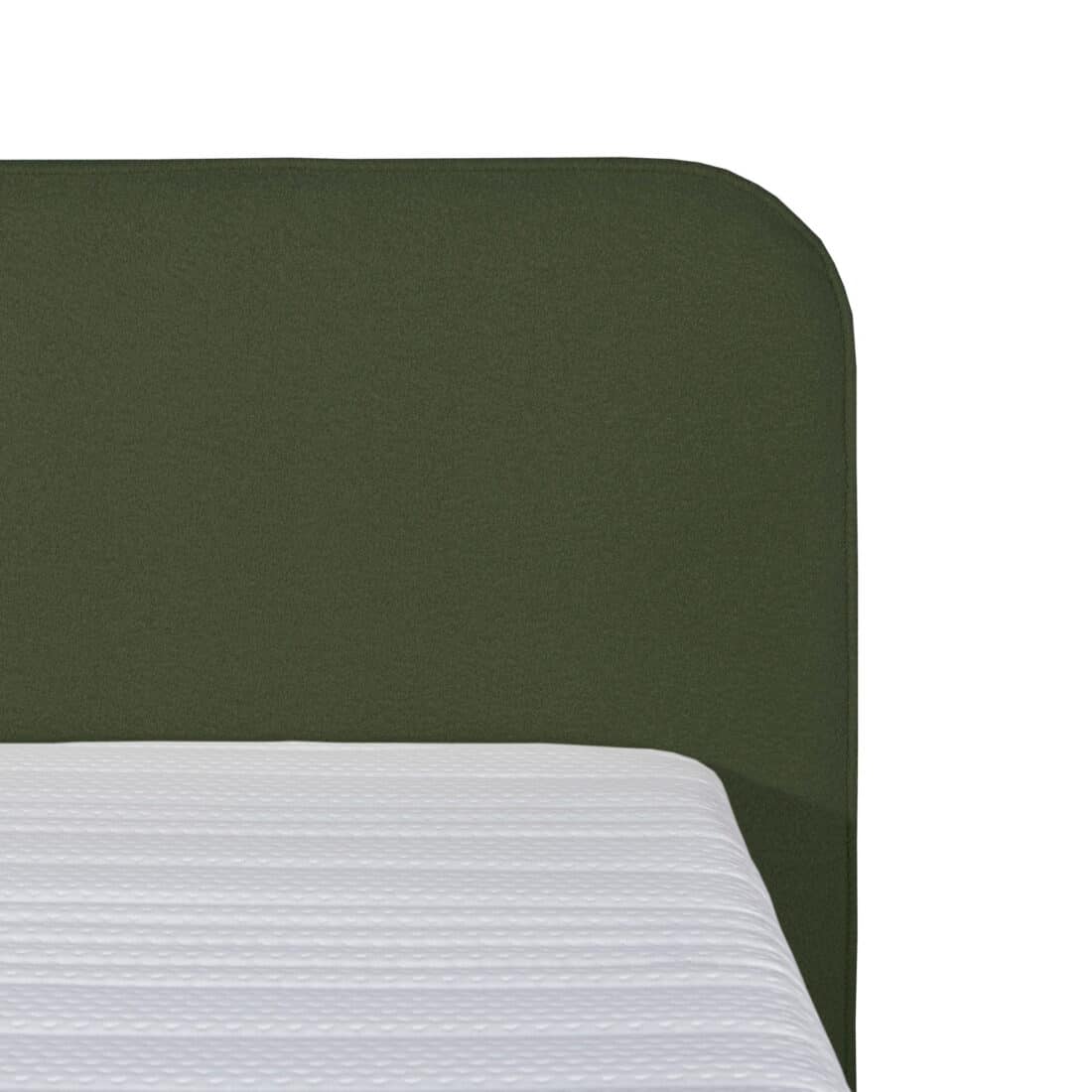 Boxspring Mrgenn 8211 Boucl 8211 Groen 8211 180x200cm
