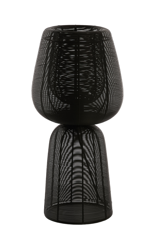 Tafellamp 24x54cm Aboso Mat Zwart
