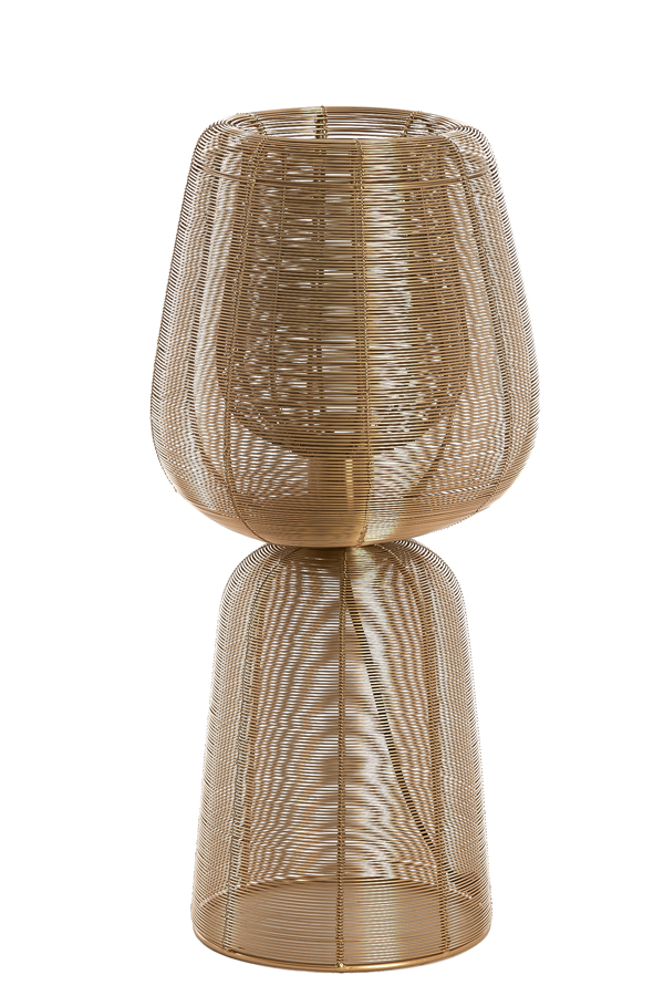 Tafellamp 24x54cm Aboso Licht Goud
