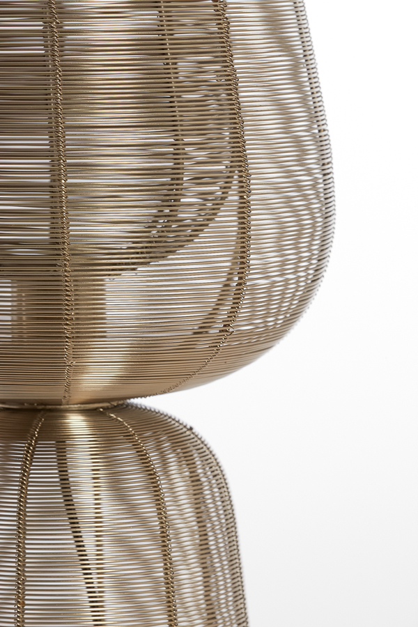 Tafellamp 24x54cm Aboso Licht Goud