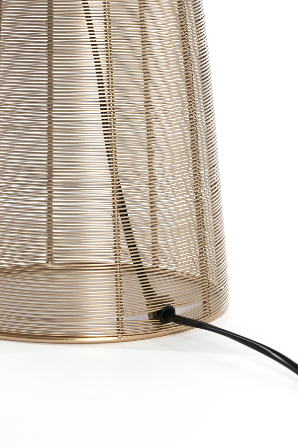 Tafellamp 24x54cm Aboso Licht Goud