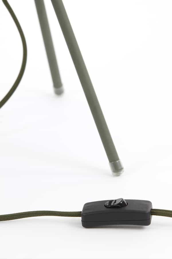 Table Lamp 25 215 45 Cm Plumeria Dark Green