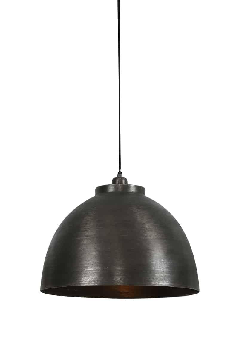 Hanglamp 45x32cm Kylie Donker Raw Nikkel