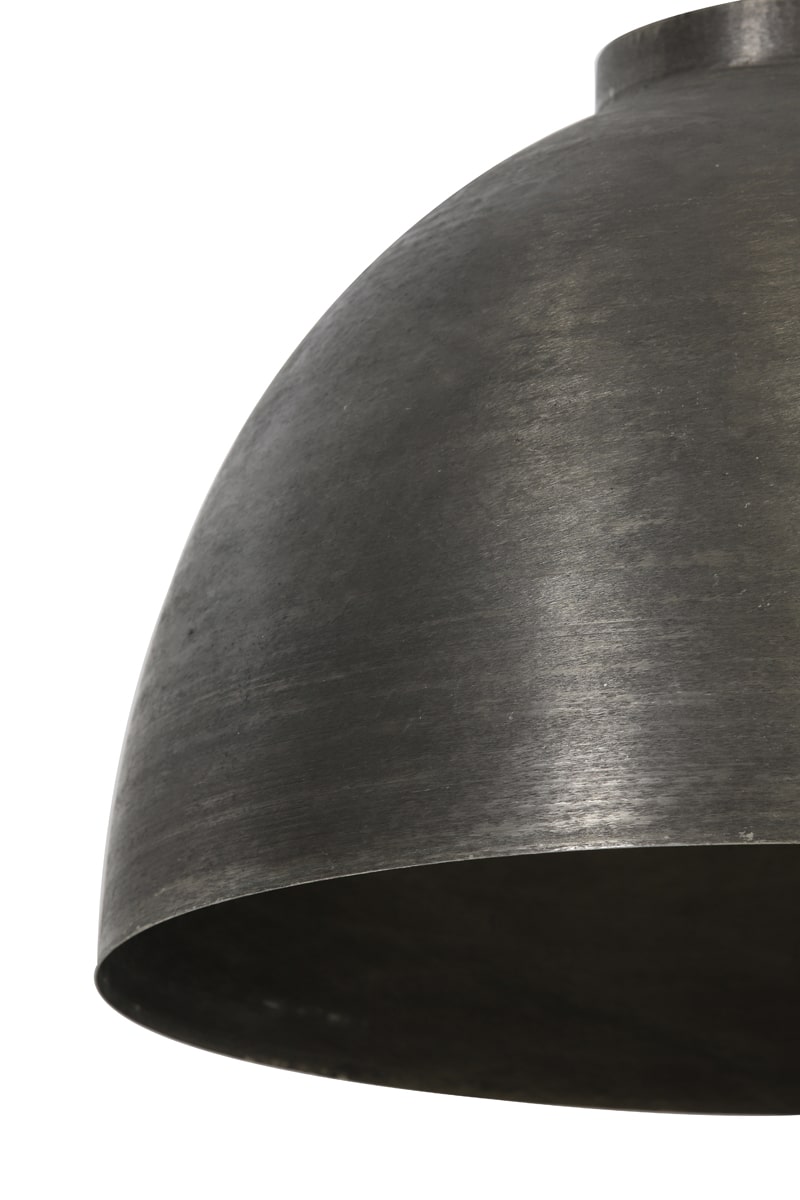 Hanglamp 45x32cm Kylie Donker Raw Nikkel