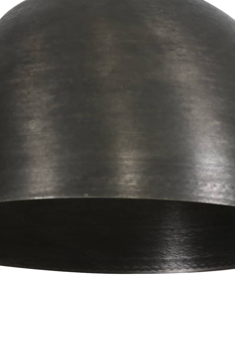 Hanglamp 45x32cm Kylie Donker Raw Nikkel