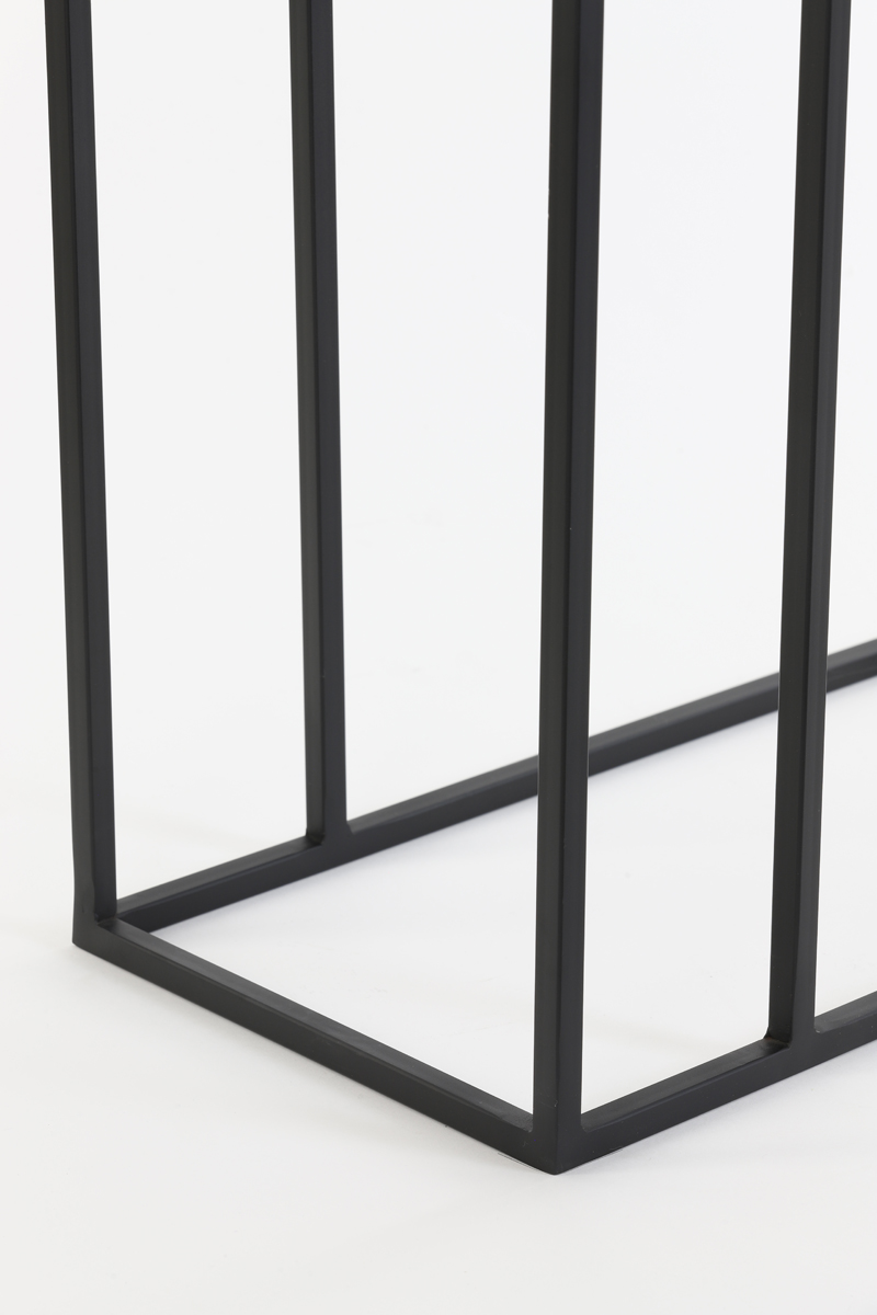 Bijzettafel Macy 8211 Zwart 8211 48x26x60cm