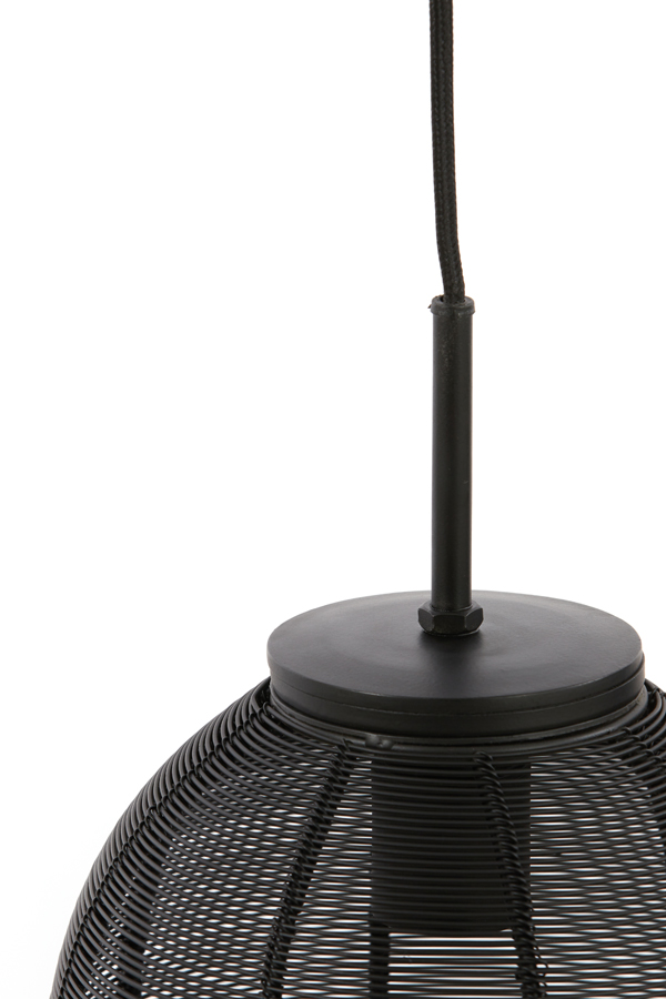 Hanglamp Yaelle 8211 Zwart 8211 80x20x33cm 8211 3l