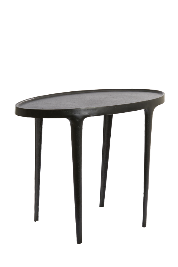 Bijzettafel Arica 8211 Zwart 8211 70x33x53cm