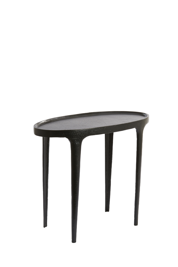 Bijzettafel Arica 8211 Zwart 8211 70x33x53cm