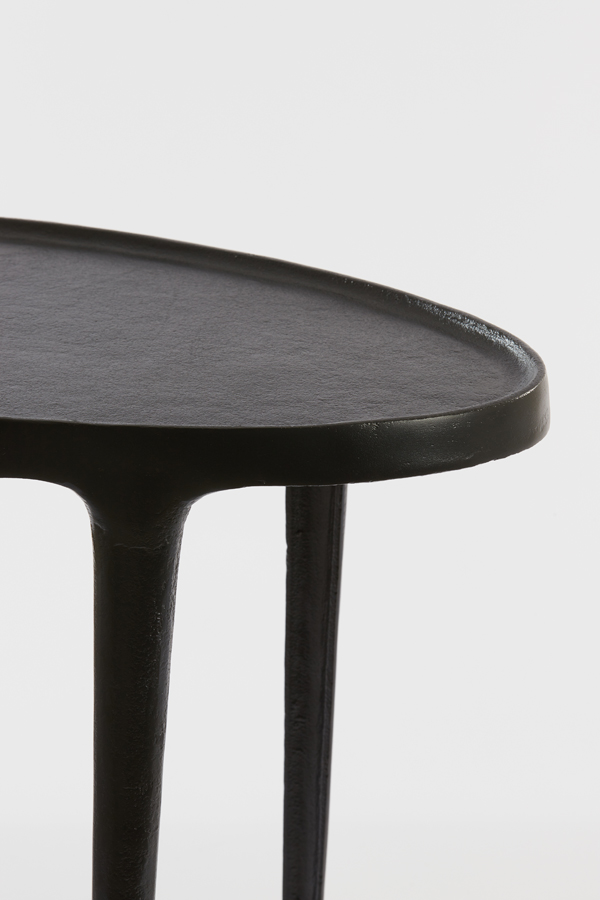 Bijzettafel Arica 8211 Zwart 8211 70x33x53cm