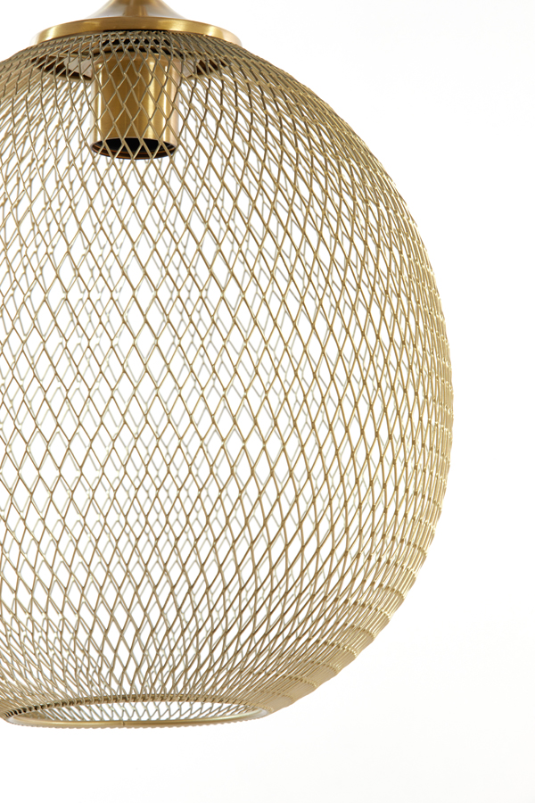 Hanglamp 3l 104x30x34 Cm Moroc Goud