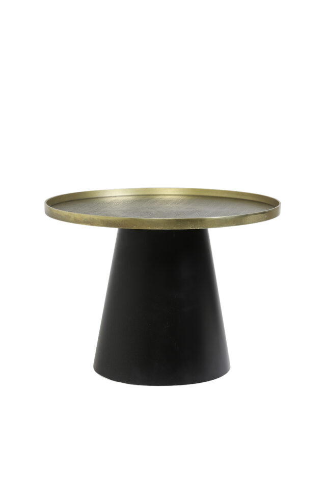 Salontafel Popeta 8211 Antiek Brons Zwart 8211 60cm