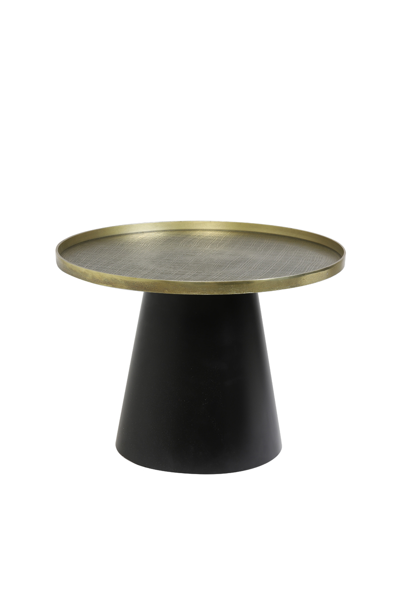Salontafel Popeta 8211 Antiek Brons Zwart 8211 60cm