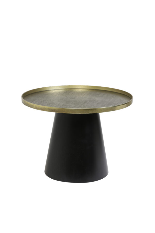 Salontafel Popeta 8211 Antiek Brons Zwart 8211 60cm