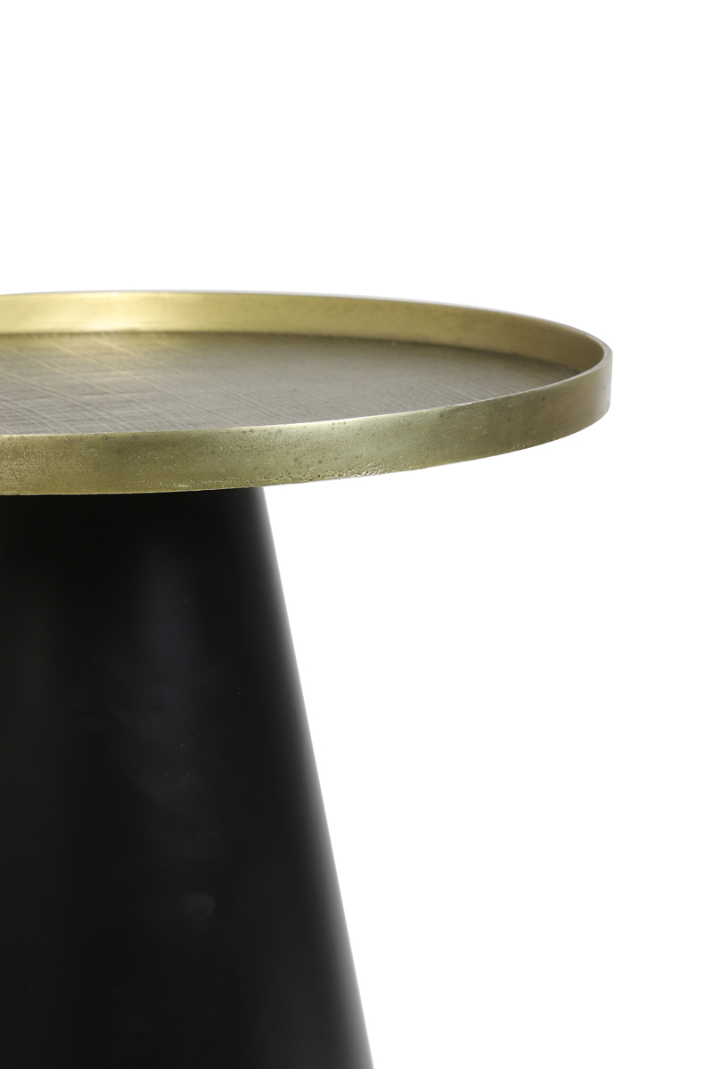 Salontafel Popeta 8211 Antiek Brons Zwart 8211 60cm