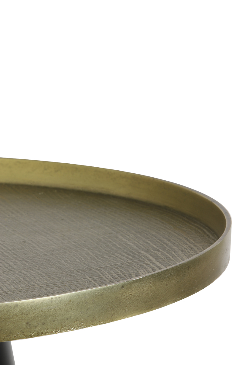 Salontafel Popeta 8211 Antiek Brons Zwart 8211 60cm