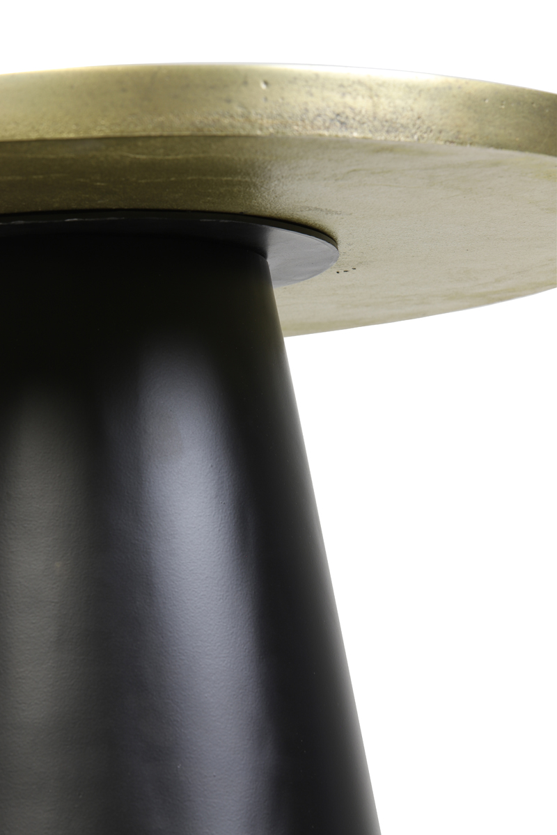 Salontafel Popeta 8211 Antiek Brons Zwart 8211 60cm