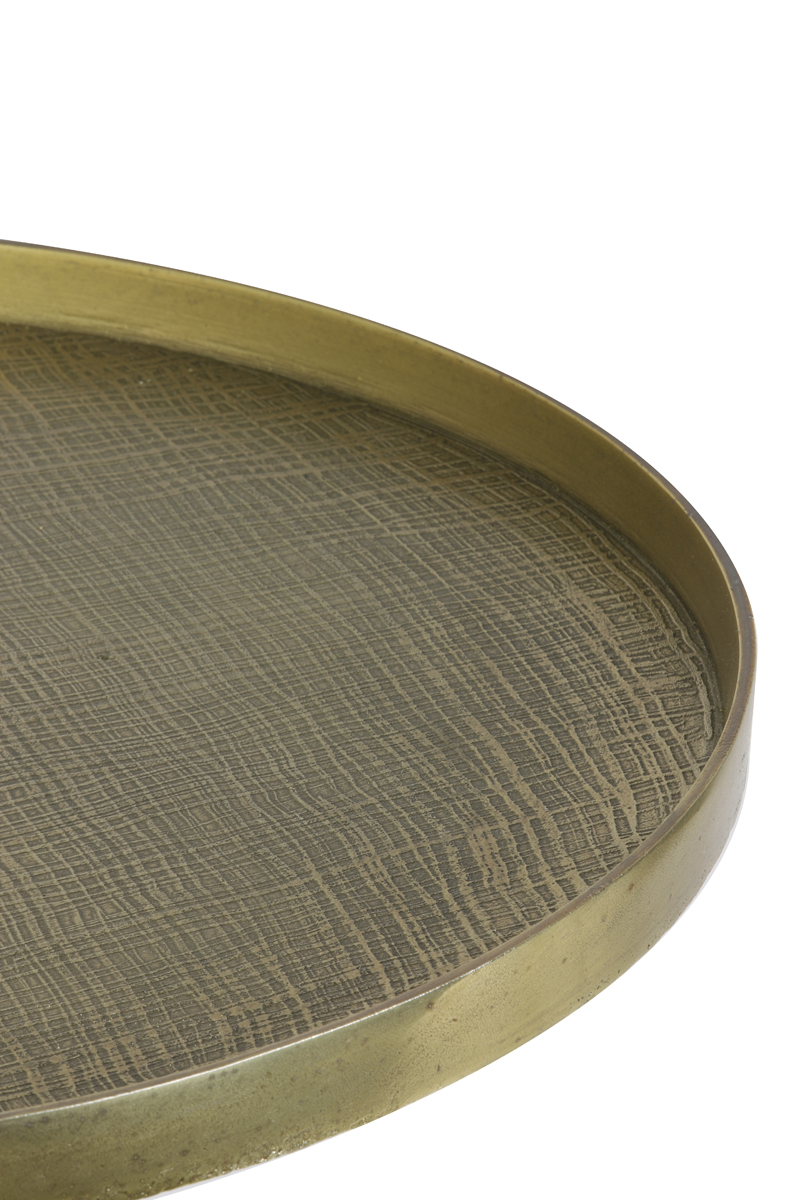 Salontafel Popeta 8211 Antiek Brons Zwart 8211 60cm