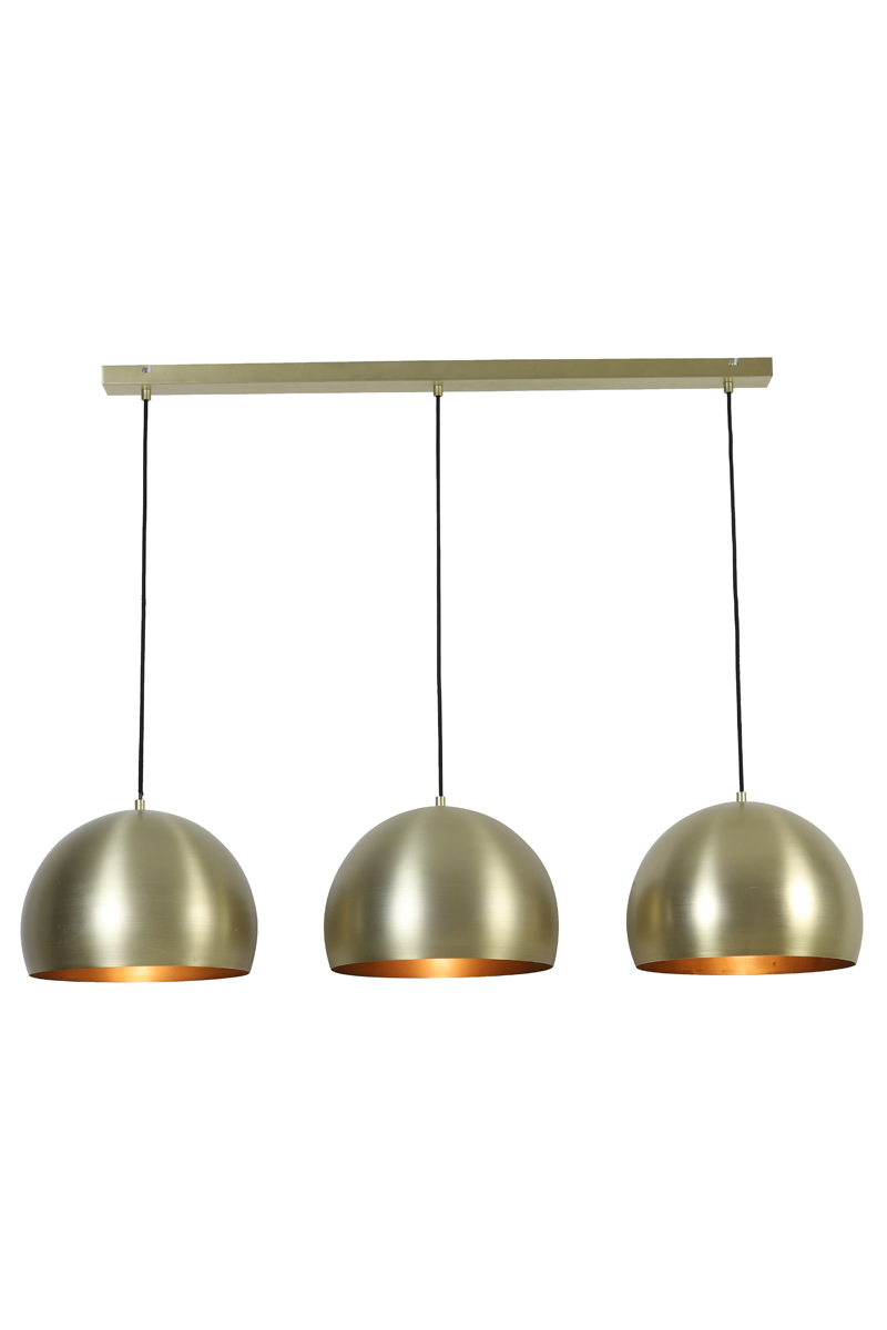 Hanglamp 3l 120x33x25 Cm Jaicey Mat Goud