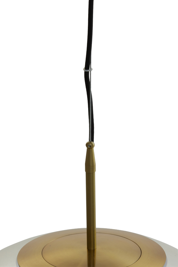 Hanging Lamp 48 Cm Medina Antique Bronze Smoked Glass