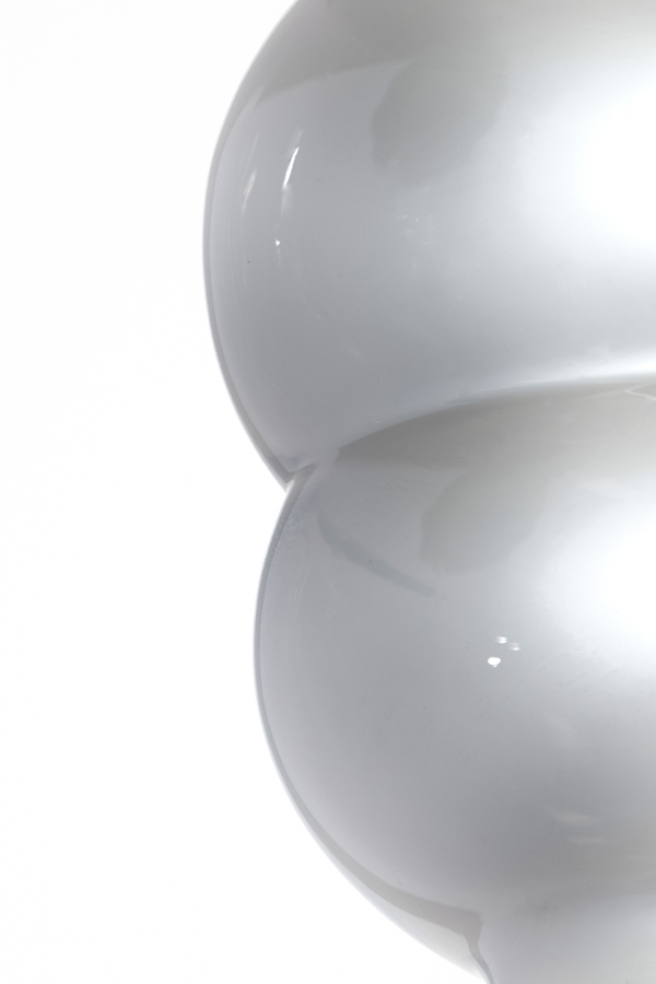 Hanging Lamp 45 215 48 Cm Misty Smoked Glass Matt Black
