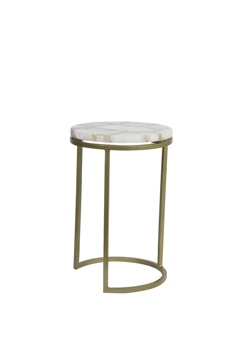 Bijzettafel Axat 8211 Antiek Brons 8211 41 28cm