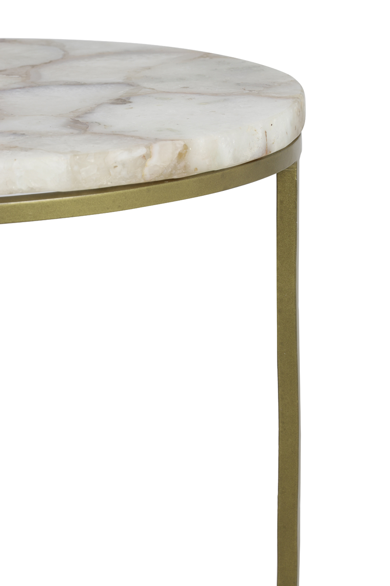 Bijzettafel Axat 8211 Antiek Brons 8211 41 28cm