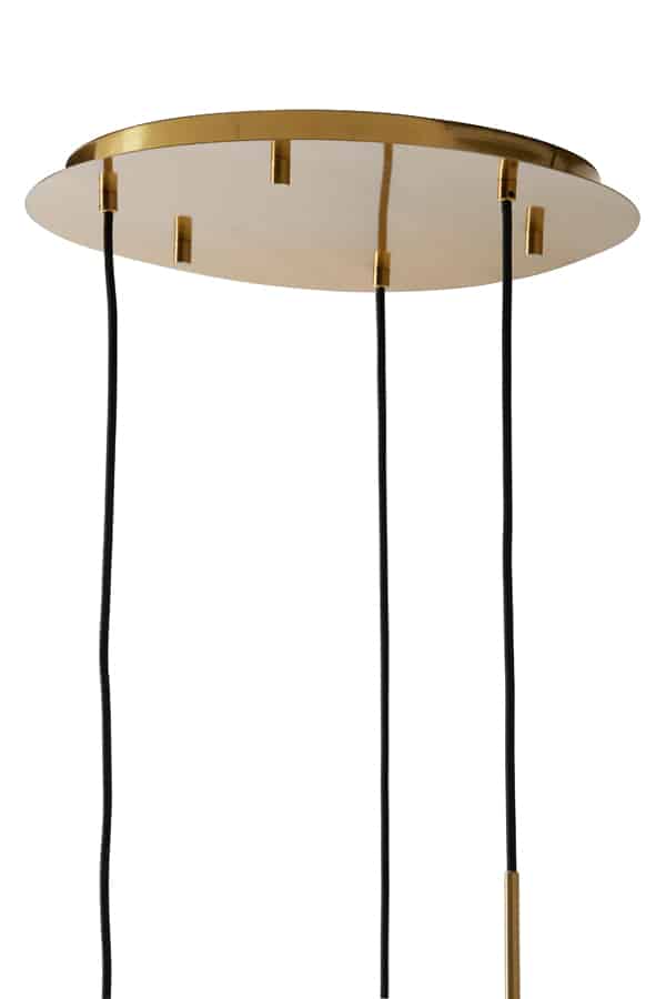 Hanging Lamp 3l 40 215 160 Cm Mayson Glass Gold Clear Gold