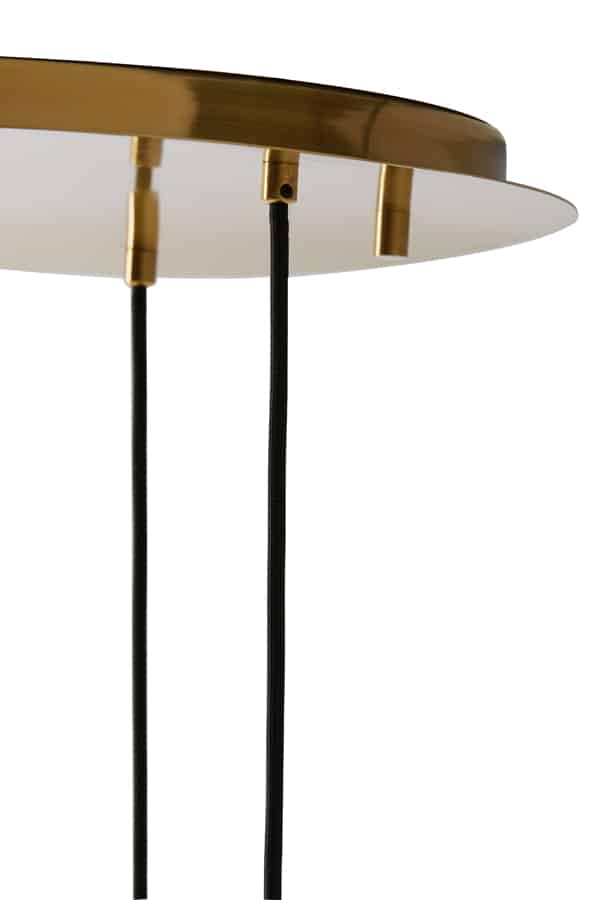 Hanging Lamp 3l 40 215 160 Cm Mayson Glass Gold Clear Gold