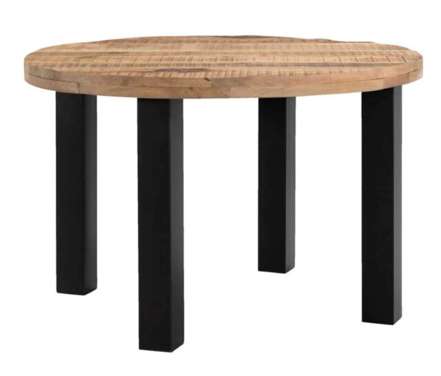 Eetkamertafel Mezz 8211 Mangohout 8211 120cm Rond
