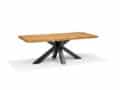Eetkamertafel Stenvad - Mangohout - Metaal - 240x100 cm