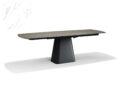 Eetkamertafel Rick Uitschuif 160x90 (+2 x 40cm) Deckstone Wit Marmer