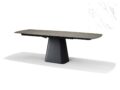 Eetkamertafel Rick - Uitschuif 160x90 cm (+2x40cm) - Deckstone Wit Marmer