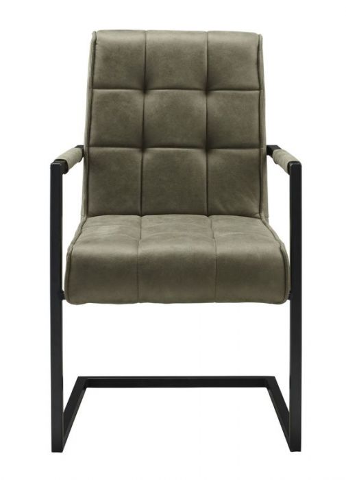 Armstoel Patch Zwart 8211 Stof Soft Groen