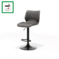 Barkruk Bobby - Stof UKFR Soft Antraciet
