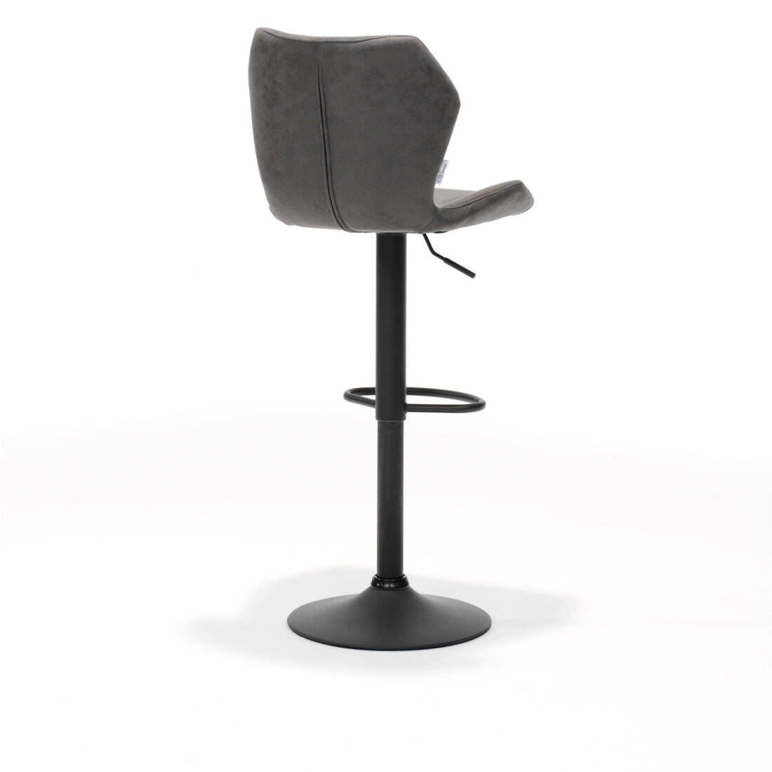 Barkruk Genua Zwart 8211 Stof Soft Antraciet