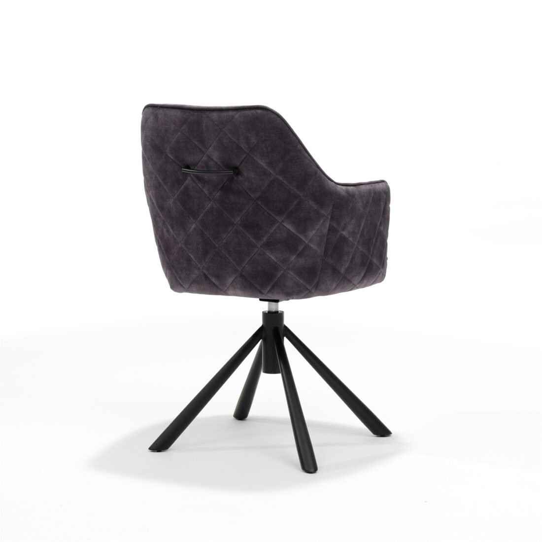 Armstoel Clio T2 8211 Aurora Velours Antraciet Draaivoet 360